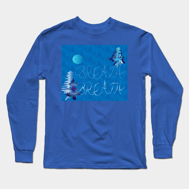 Breath tree Long Sleeve T-Shirt by shimaart